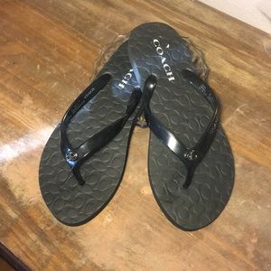 Coach flip flops